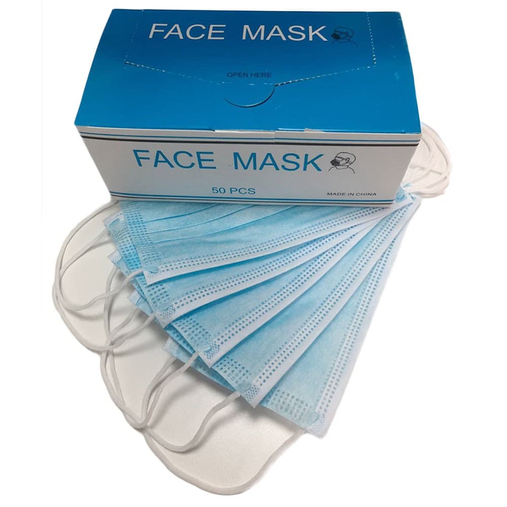 Disposable Face Masks 50 Pack