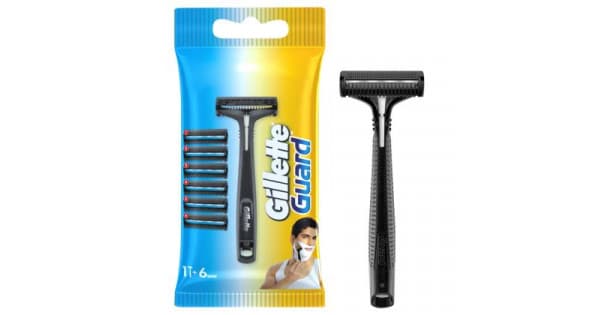 Gillette Guard Razor 1 plus 6 Pack