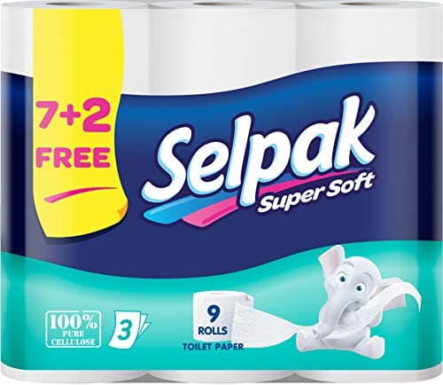 Selpak Super Soft Toilet Roll 9 Pack