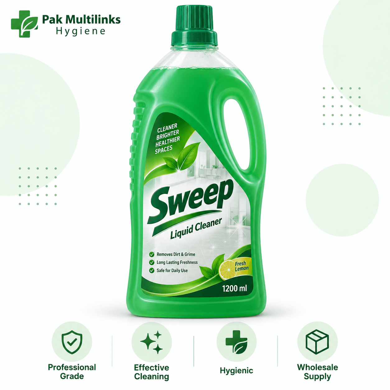Sweep Liquid Cleaner 1200ml Fresh Lemon – buy online in Pakistan
