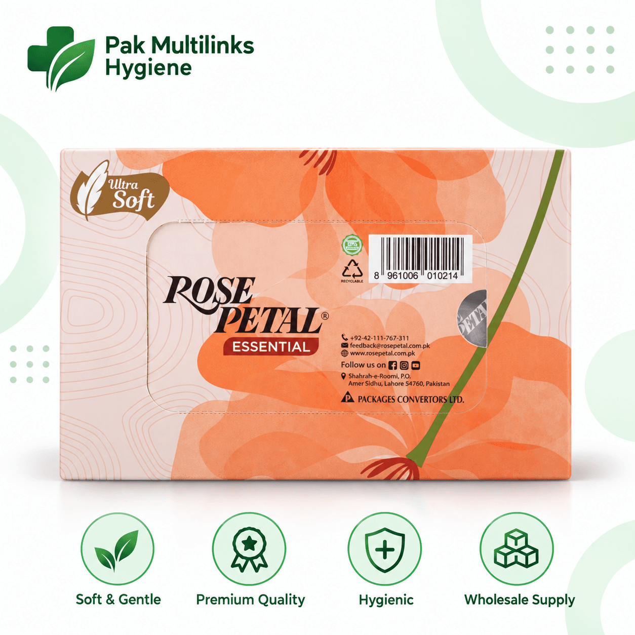 Rose Petal Essential Tissues – buy online in Pakistan at best price