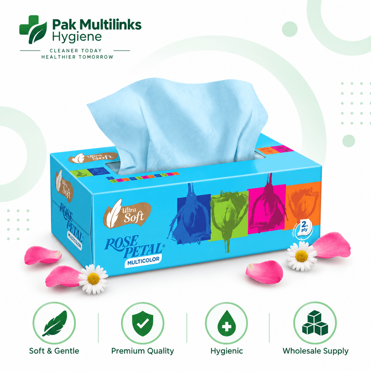 Rose Petal Multicolor Tissues – buy online in Pakistan at best price