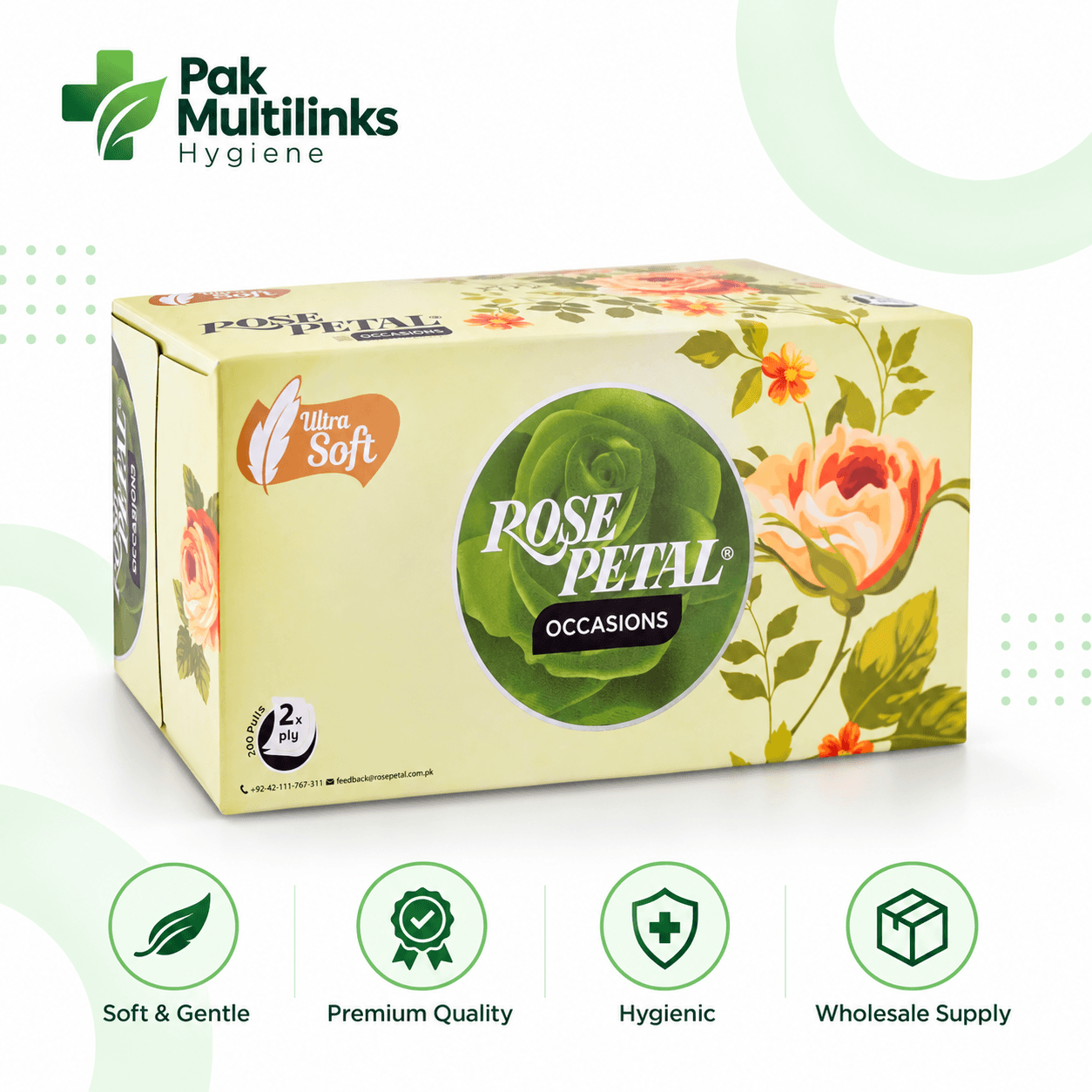 Rose Petal Occasions Tissues – buy online in Pakistan at best price