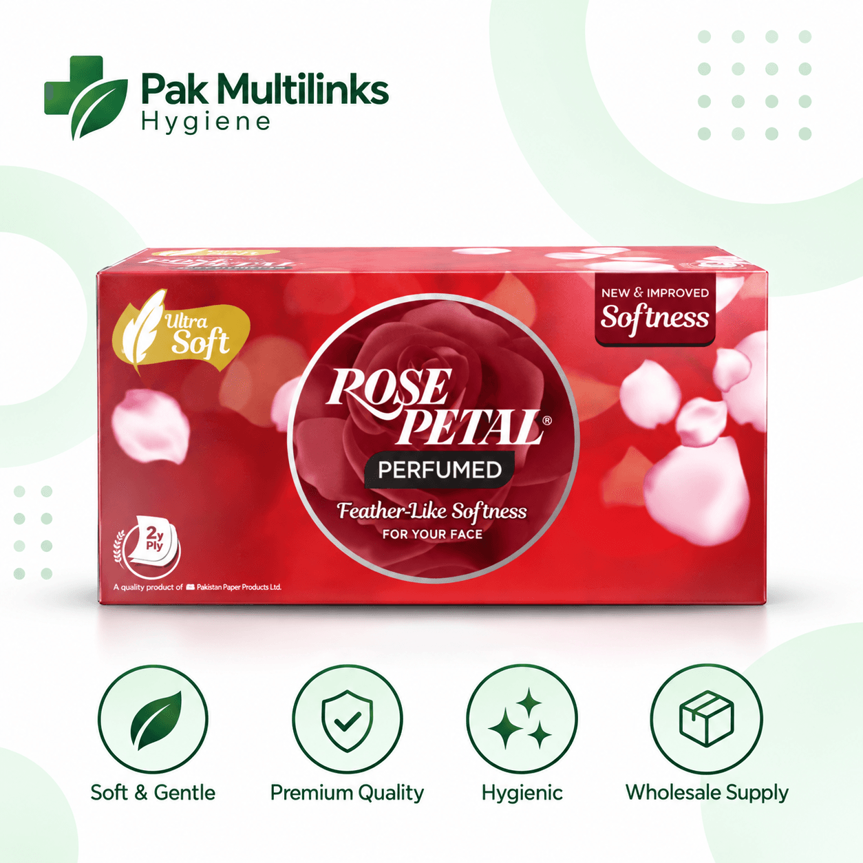 Rose Petal Perfumed Tissues Red – buy online in Pakistan at best price