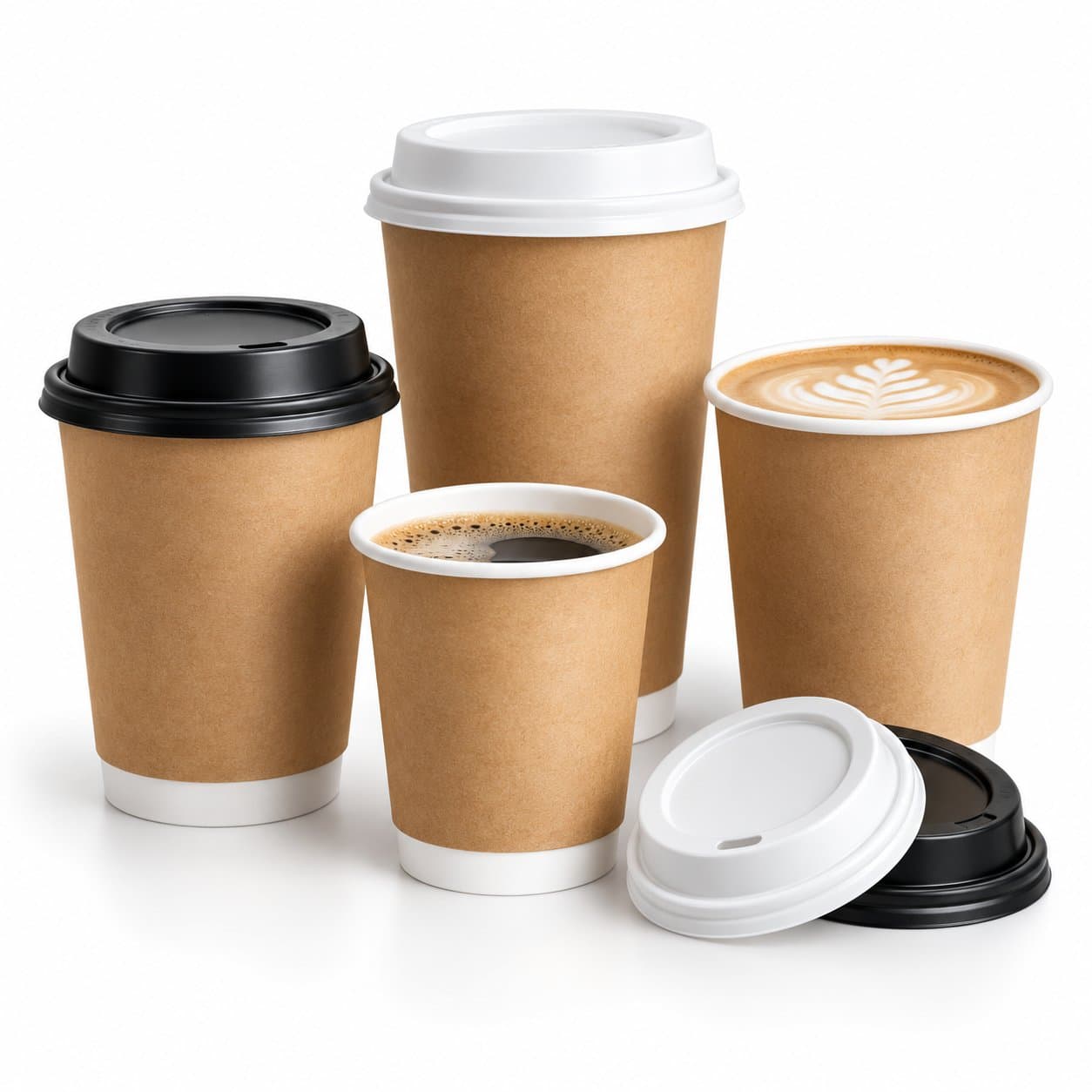 Paper Coffee Cups with Lids – buy online in Pakistan, bulk cafe pack