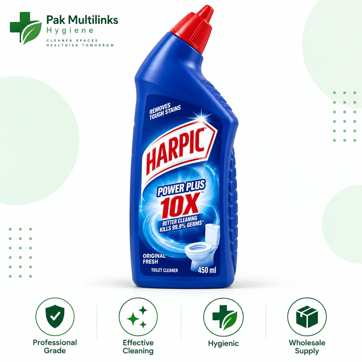 Harpic Power Plus 10X Toilet Cleaner 450ml – buy online in Pakistan